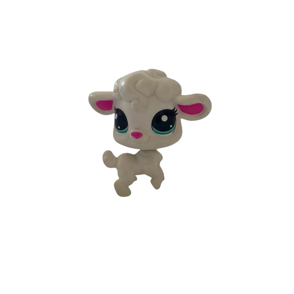Littlest Pet Shop LPS Authentic Thirsty Pets Lamb Shee 4-165 Rare